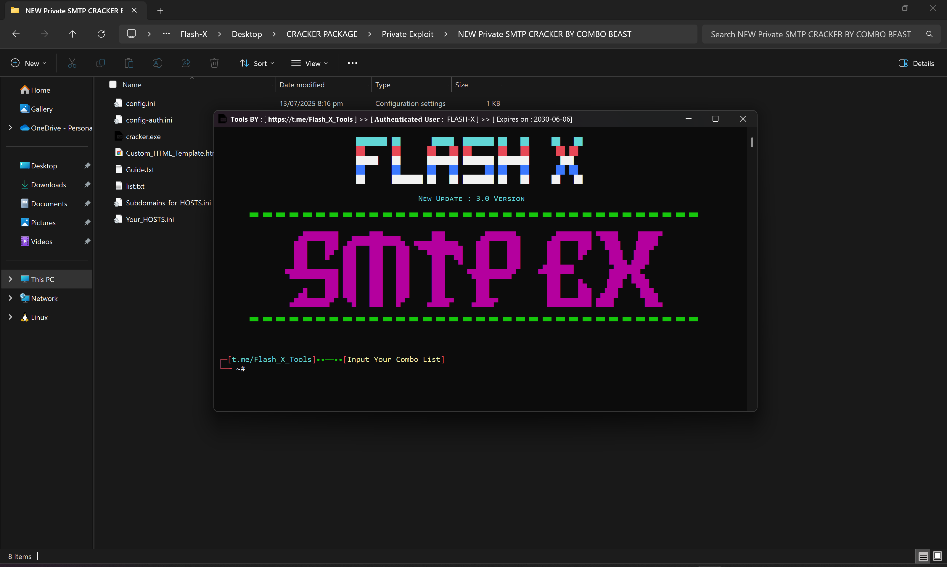 Private SMTP CRACKER BY COMBO